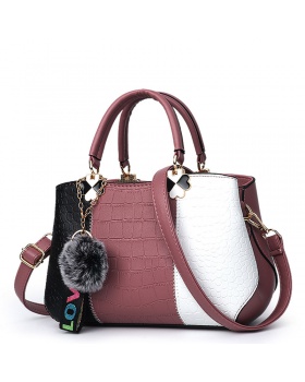 Stone pattern messenger bag handbag for women