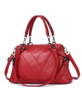 Fashion mixed colors bag buff shoulder bag for women